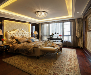 欧式古典卧室室内装修设计图