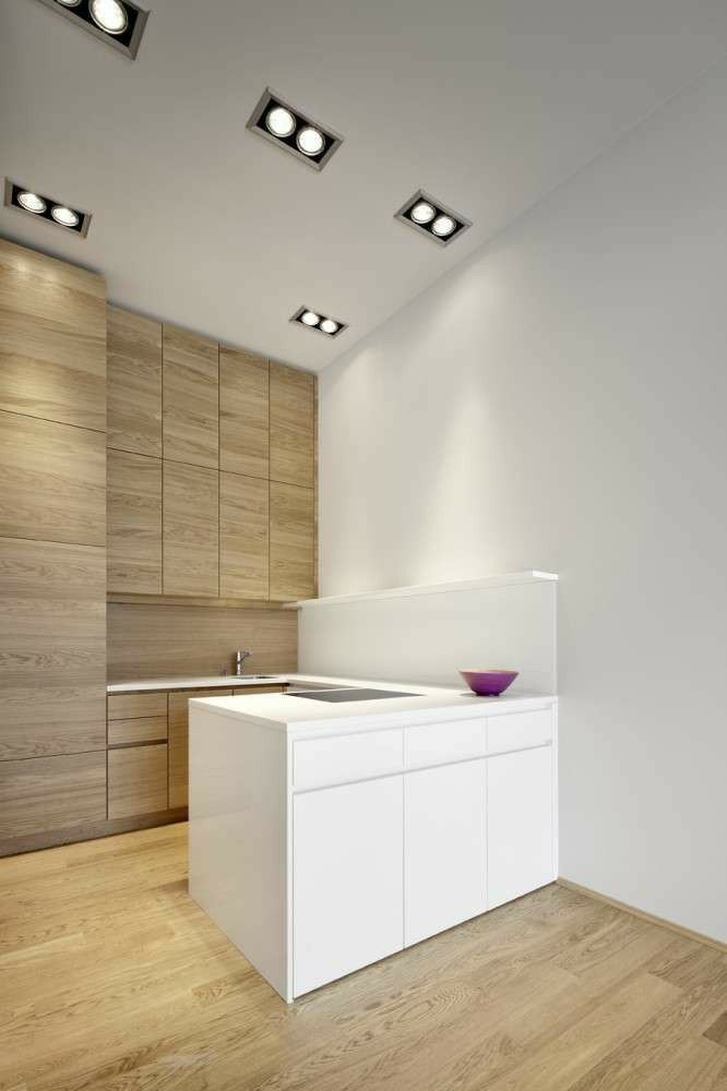 8w打造敞开式厨房与客厅打通无主灯现代简约设计