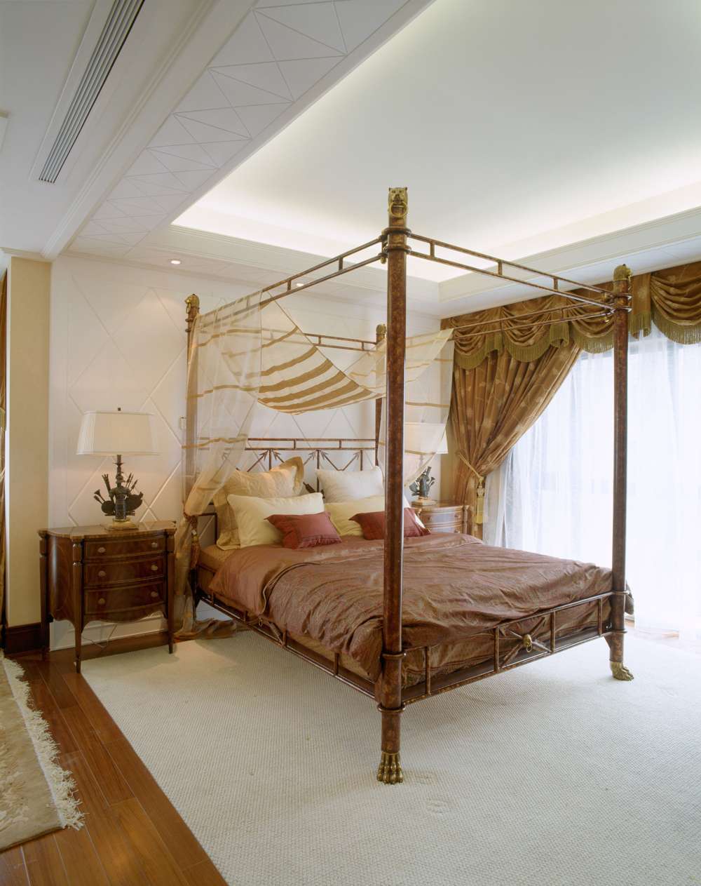 中式风格装修效果图卧室照片