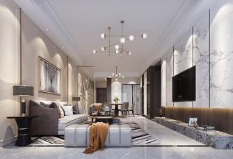130m&sup2;轻奢风|深咖与卡其色的时尚浪漫